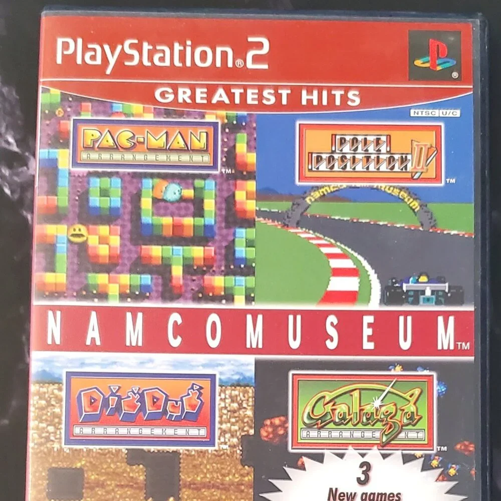 Playstation 2 Namco Museum Greatest Hits CIB Sony PS2 Pac-Man, Pole Position..